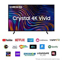Samsung 138 cm (55 inches) D Series Crystal 4K Vivid Ultra HD Smart LED TV UA55DUE70BKLXL