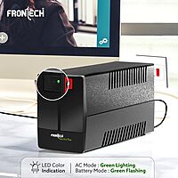 Frontech FT-2569 – FORCE series UPS delivering stable 600VA backup, perfect for PCs, routers, and essential electronics.