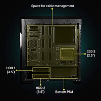 Zebronics Zeb-Athena Pro Mid-Tower Gaming Cabinet – RGB Lighting, Spacious Design & Efficient Cooling for Gamers
