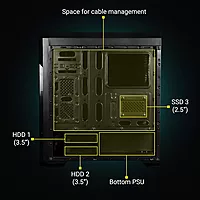 Zebronics Zeb-Athena Pro Mid-Tower Gaming Cabinet – RGB Lighting, Spacious Design & Efficient Cooling for Gamers