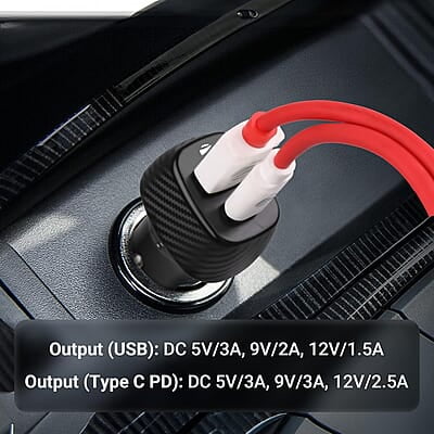 Zebronics CC48 Car Charger 48W Zebronics CC48 Car Charger 48W