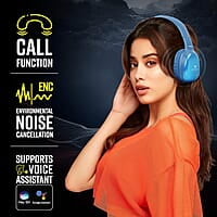 ZEBRONICS Thunder PRO Over Ear Wireless Headphone with Dual Pairing, Gaming Mode, ENC, Bluetooth, Call Function, Aux, Micro SD, Voice Assistant, Deep Bass, Up to 60h Backup