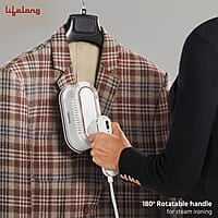 Lifelong 1250 Watt Steam Iron Press For Clothes - Handheld Garment Steamer 90Ml