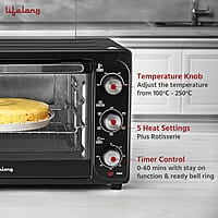 Lifelong Otg 36L - Oven Toaster Griller With Rotisserie For Kitchen- 1500W