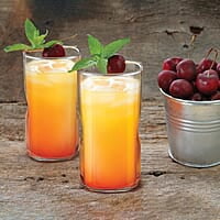 Treo By Milton Gripper Glass Tumbler Set of 6, 295 ml Each, Transparent | Dishwasher Safe | Serve Juices | Cold Drinks | Milkshake | Falooda | Water | Cocktails | Mixed Drinks