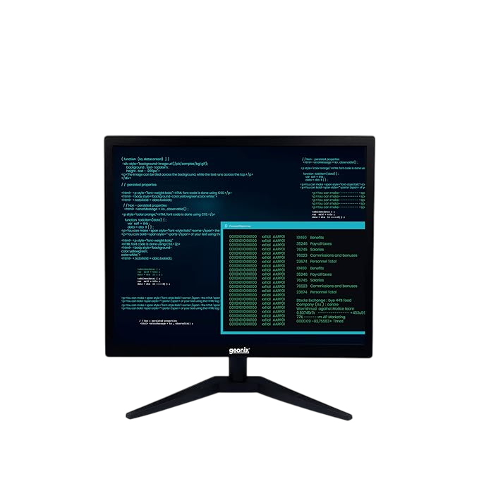 Geonix 17" LED PC Monitor, VGA & HDMI, 1280x1024-GXTF-WVHDF171