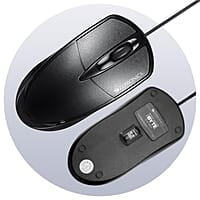 ZEBRONICS Byte Wired Optical Mouse with 3 Buttons, High Precision, 1000 DPI, Works on Most Surfaces, Plug & Play, USB Interface, 1.3m Cable Length