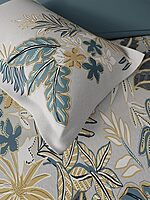 Emerald Smoke Blue Elemental DDecor Bed Sheet