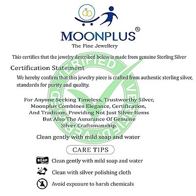 Sterling Silver Chain with Heart Rajavarthi Stone Pendant (Blue)