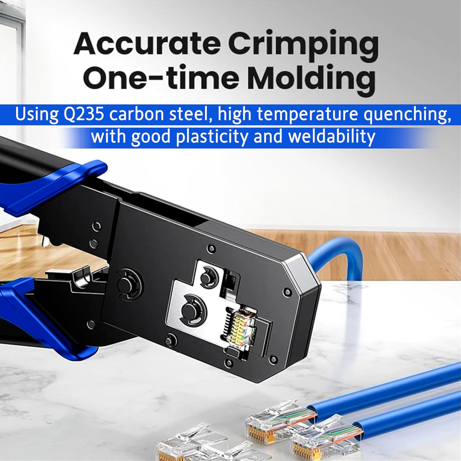 uPort Crimping Tool – Supports RJ45, RJ11, RJ12 Connectors for Easy Network and Phone Cable Assembly. Durable, Ergonomic Design for Precision Crimping and Reliable Connections. Ideal for DIY Projects.