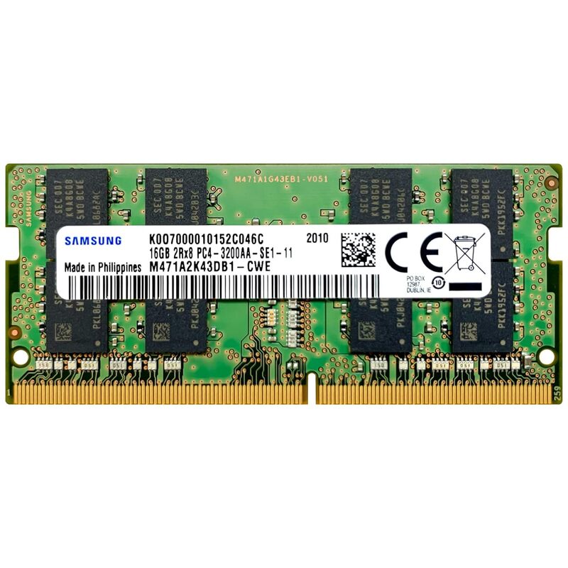 SAMSUNG SODIMM PC4-25600 DDR4 16GB/3200MHz