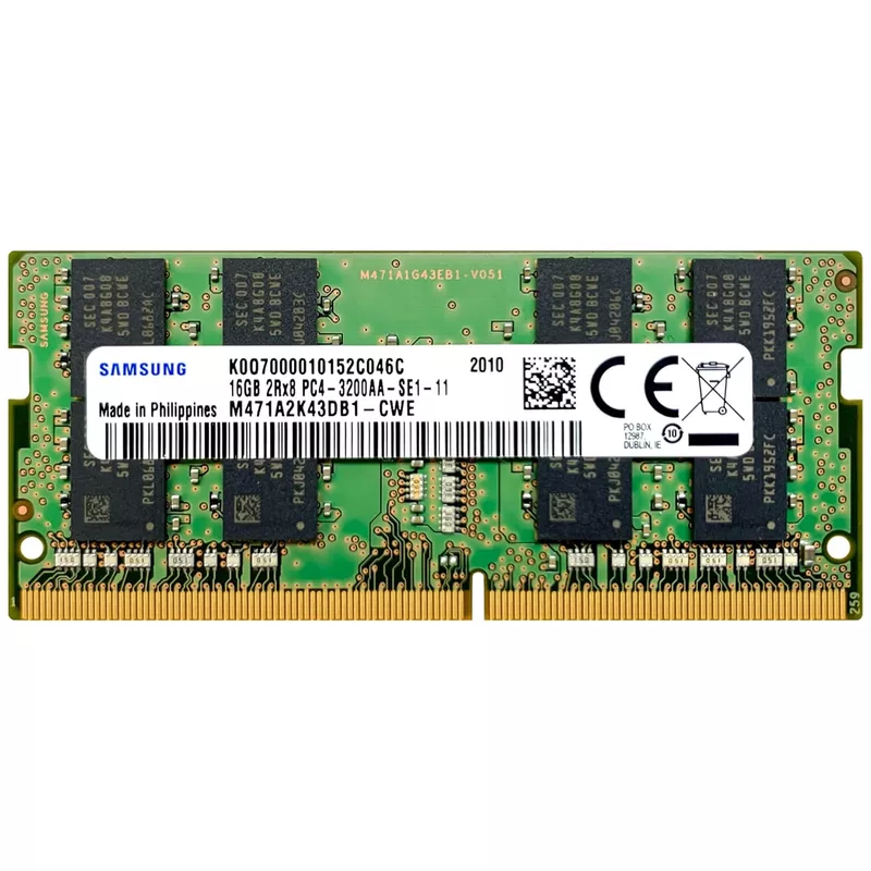 SAMSUNG SODIMM PC4-25600 DDR4 16GB/3200MHz