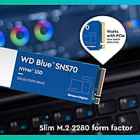 Western Digital WD Blue SN570 1TB SSD NVMe M.2