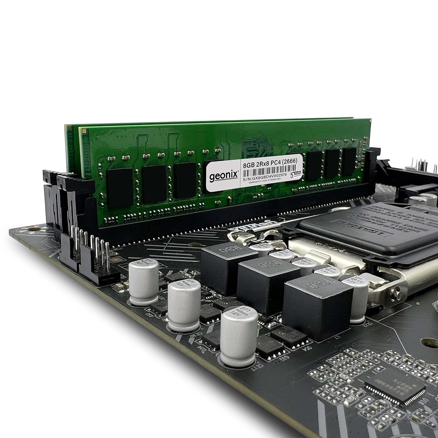 Geonix 8GB DDR4 2666 MHz RAM, (8x2) IC, 288 Pin, 5 Years Warranty, GX-8GBD4-16IC Geonix 8GB DDR4 2666 MHz RAM, (8x2) IC, 288 Pin, 5 Years Warranty, GX-8GBD4-16IC