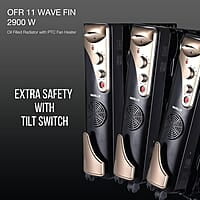Havells OFR 11 2900 Watts Wave Fin with PTC Fan Heater