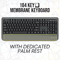 Coconut Inspire Wireless Combo (Reliable Keyboard & Mouse, Perfect for Home & Office, 1 Year Warranty)