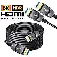Uport 20m 8K HDMI 2.1 Fiber Cable – Ultra HD, supports 8K resolution at 60Hz, HDR, and high bandwidth for gaming and home theater. Durable, lightweight, and perfect for long-distance connections.
