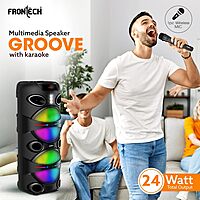 Frontech Groove SW-0179 delivers crisp, powerful sound with a sleek design—perfect for music, gaming, and multimedia entertainment.