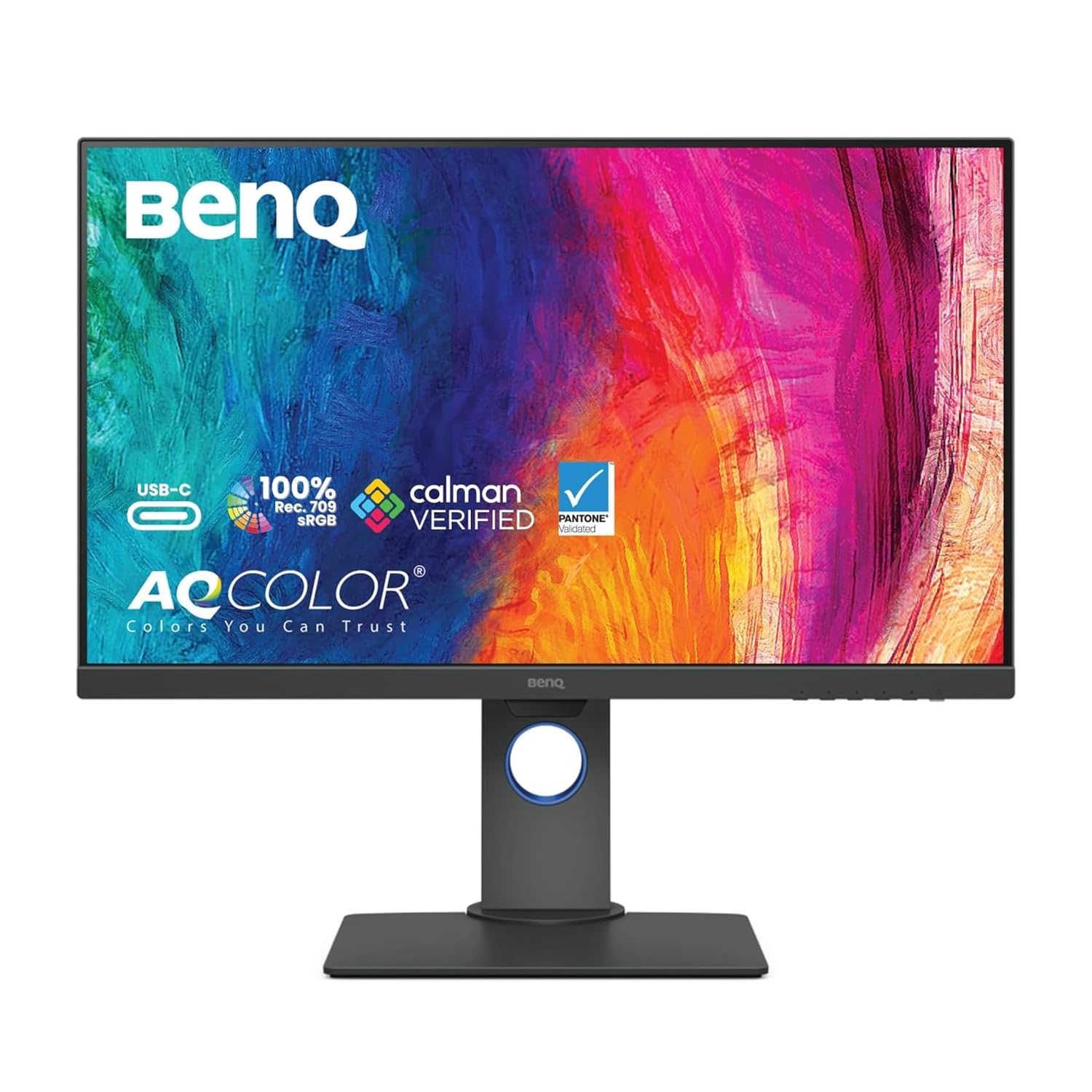BenQ 27" 2K QHD Designer Monitor, 60Hz IPS Panel, PD2705Q