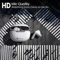 Portronics Twins 32 – TWS Earbuds, 30H Playtime, White. Enjoy seamless connectivity, superior sound quality, and a sleek design. Perfect for music lovers and on-the-go lifestyles.