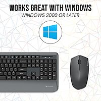 Coconut Inspire Wireless Combo (Reliable Keyboard & Mouse, Perfect for Home & Office, 1 Year Warranty)