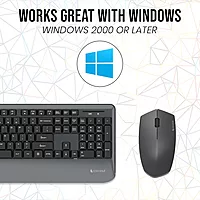 Coconut Inspire Wireless Combo (Reliable Keyboard & Mouse, Perfect for Home & Office, 1 Year Warranty)