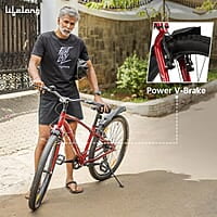 Lifelong Cycle for Men & Women - 27.5 T MTB Cycle - Single Speed Bike/Bicycle – V Brake Cycle - Rigid Fork - Mountain Bike