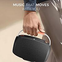 Just Corseca Sushi Bliss 30W Bluetooth Speaker – Mic & Karaoke | BT 5.4 | 12H Playtime | Black