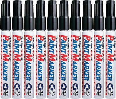 Artline 400XF Black Paint Marker (Pack of 10)