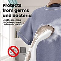 Havells Elegance Hand Held Garment Steamer 1200 Watts - Ergonomic Design,150Ml Tank Capacity