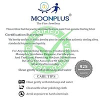 Rajavarthi Stone Sterling Silver Pendant/Dollar