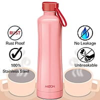 Milton New Tiara 900 Stainless Steel 24 Hours Hot and Cold Water Bottle, 750 ml