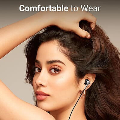 ZEBRONICS BUDS 50C in-Ear Type-C Earphone with in-line Mic, Metallic Design, Volume Control, 1.2m Cable, 14mm Driver