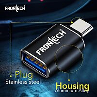 Frontech NC-0044 USB A to C Cable – Fast Data Transfer & Charging | Durable Build | Wide Compatibility