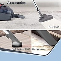 AGARO Primo Bagless Vacuum Cleaner, 1400Watts 24 kPa Suction power, 1.5L Dust Collector