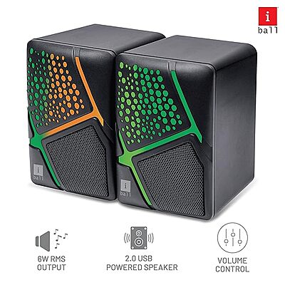 SPEAKER I BALL 2.0 USB DISCO 18 RGB