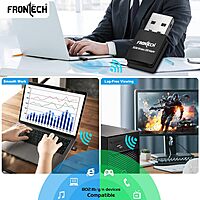 Frontech FT-0842 offers 300 Mbps wireless speed with stable connectivity, easy setup, and compact design for home and office networks.