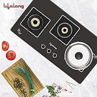 Lifelong LLHT913 Sigma Auto Ignition Counter-Top Hob Top High Efficiency 3 Burner Sleek Design