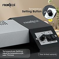 Frontech LAM-0001 laminator ensures smooth, bubble-free lamination—ideal for documents, photos, ID cards, and certificates.