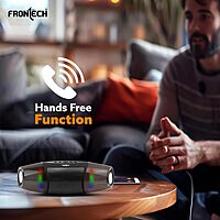 Frontech SW-0188 delivers immersive sound with deep bass and clear highs—ideal 2.1 speaker system for music, movies, and gaming.