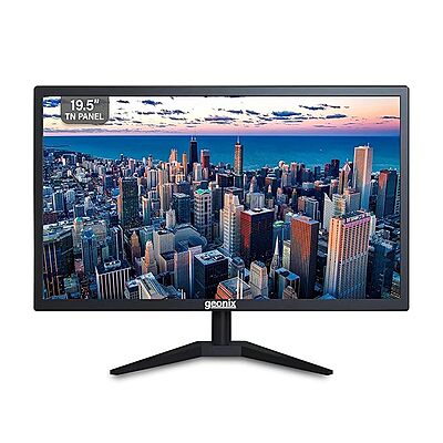 GEONIX 19.5" LED PC Monitor, 1600x900, VGA & HDMI
