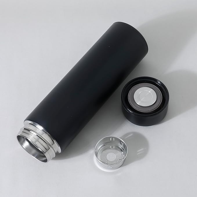 Steel Water Bottle 500 ml- Black