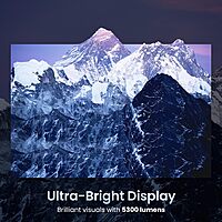 Portronics Beem 510 Projector – 1080p Native, 4K Ready, 3000 Lumens, compact, Wi-Fi enabled, HDMI/USB ports. Perfect for movies, gaming, and presentations.