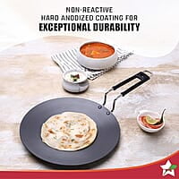 Wonderchef Taurus Hard Anodized Roti Tawa  25cm Non-Reactive and Long Lasting
