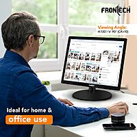 Frontech MON-0065 – 17" flat screen with sharp image quality and compact size, perfect for small desks and basic daily use
