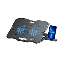 Techie 5-Fan Laptop Cooling Pad – Adjustable Speed & Sturdy Stand