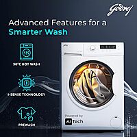 Godrej 8 Kg 5 Star I-Sense Technology Fully-Automatic Front Load Washing Machine
