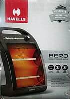 Havells Bero Quartz Heater Black 800 watt 2 Heat Settings