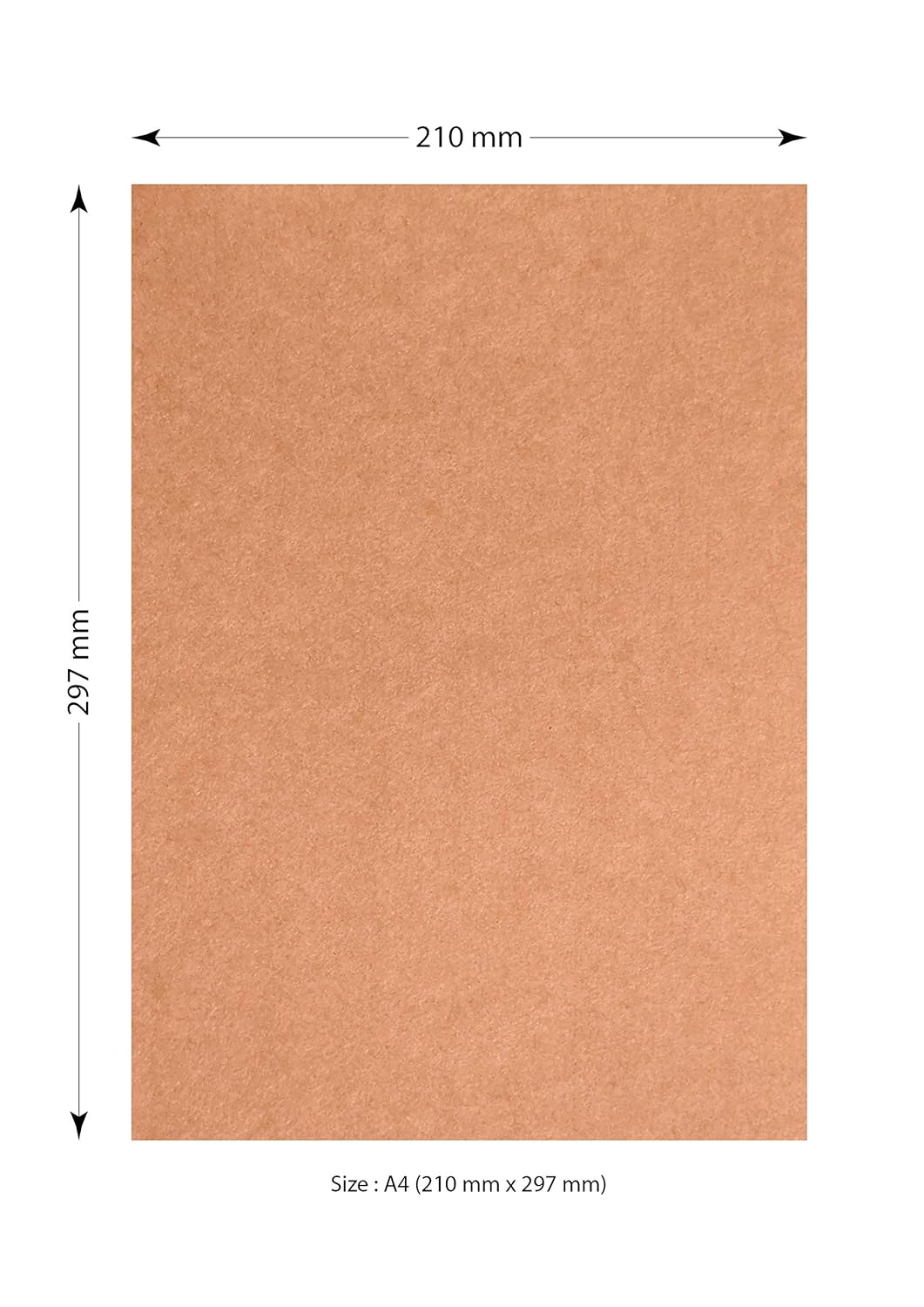 Brown Color Crafting Paper Sheets