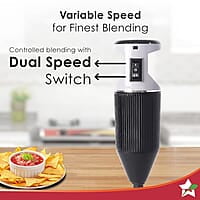 Wonderchef Prima Plus Electric 250 W Hand Blender 2 Speed Button  Hot & Cold Blending